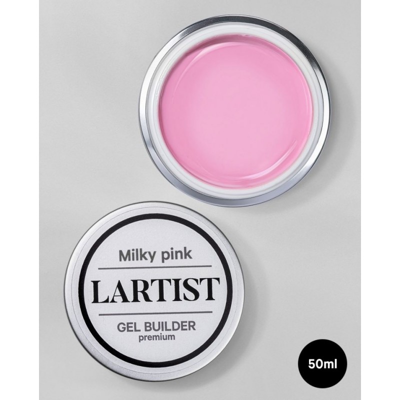 GEL BUILDER 50ML PREMIUM MILKY PINK