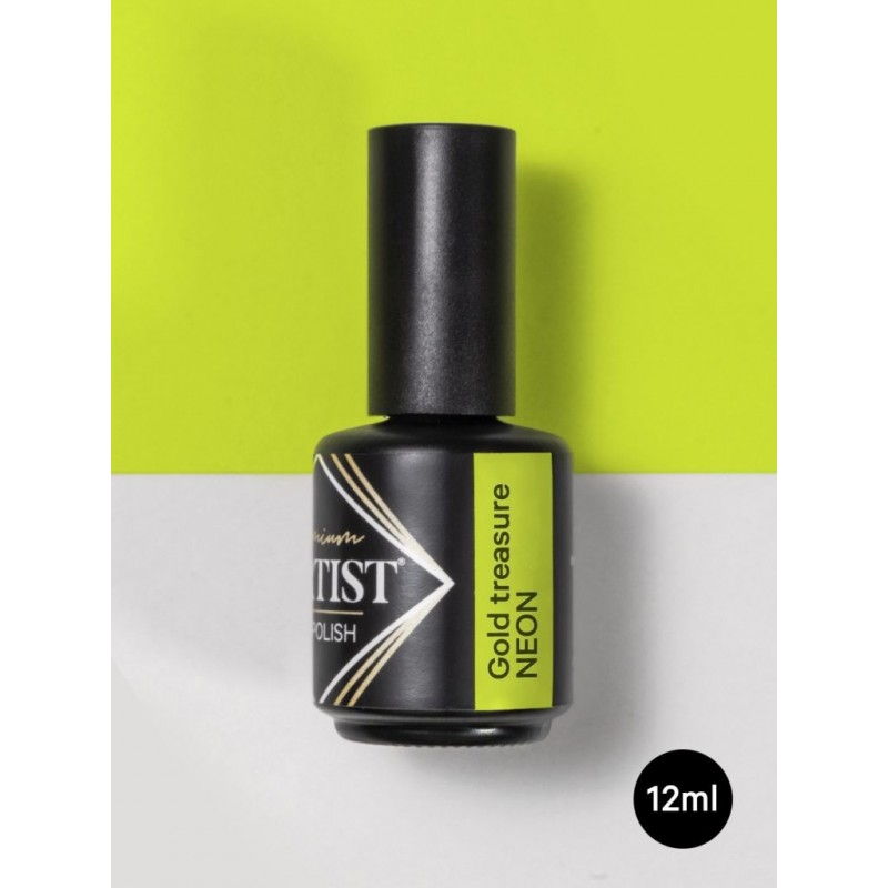 ESMALTE SEMIPERMANENTE 12ML GOLD TREASURE NEON