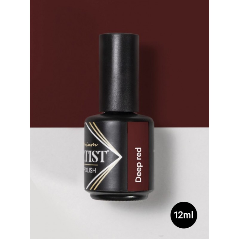 ESMALTE SEMIPERMANENTE 12ML PREMIUM DEEP RED