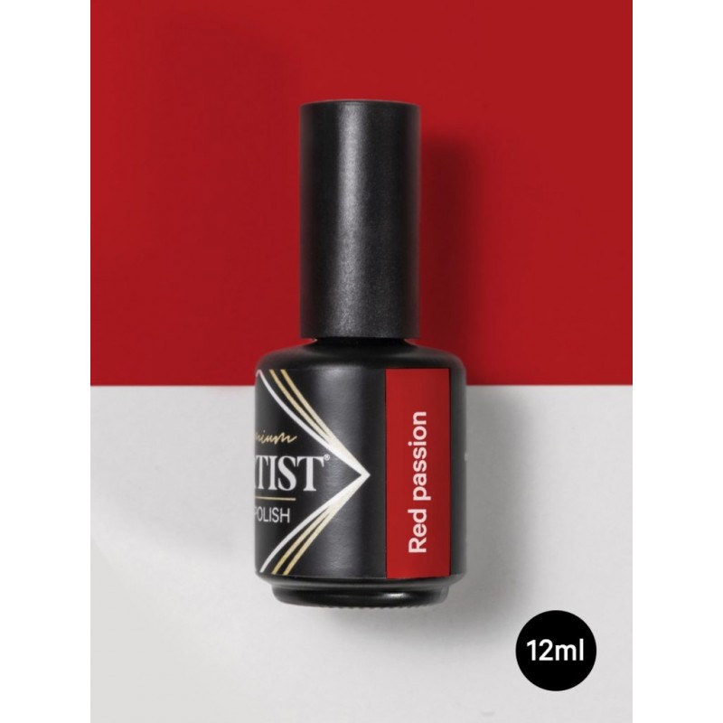 ESMALTE SEMIPERMANENTE 12ML PREMIUM RED PASSION