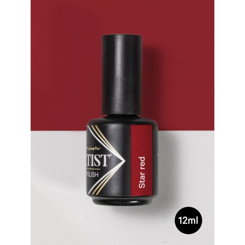 ESMALTE SEMIPERMANENTE 12ML PREMIUM STAR RED