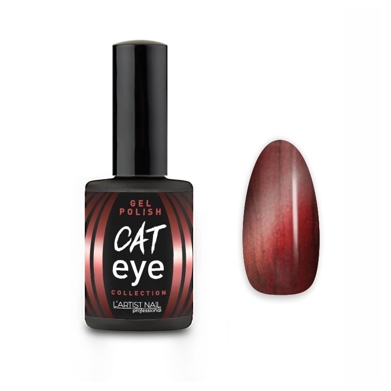 GEL POLISH CAT EYE ROJO Nº8