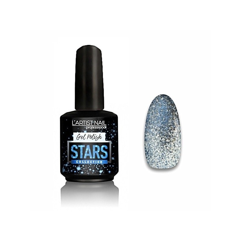 GEL POLISH STARS BLUE