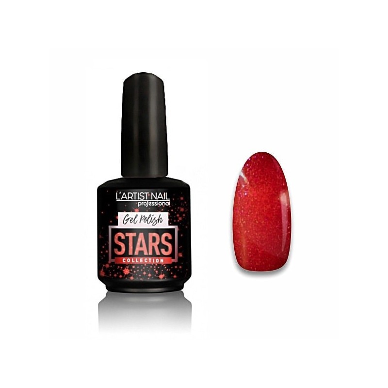 GEL POLISH STARS ROJO DELUXE