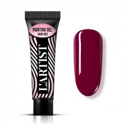 GEL PAINTING DESING DARK RED