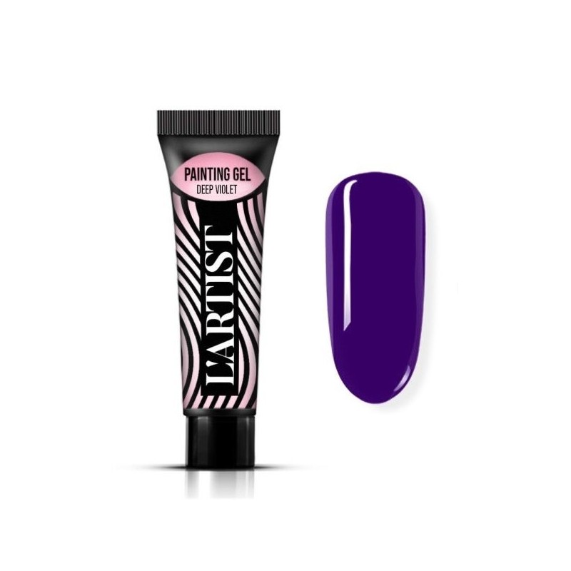 GEL PAINTING DESING DEEP VIOLET