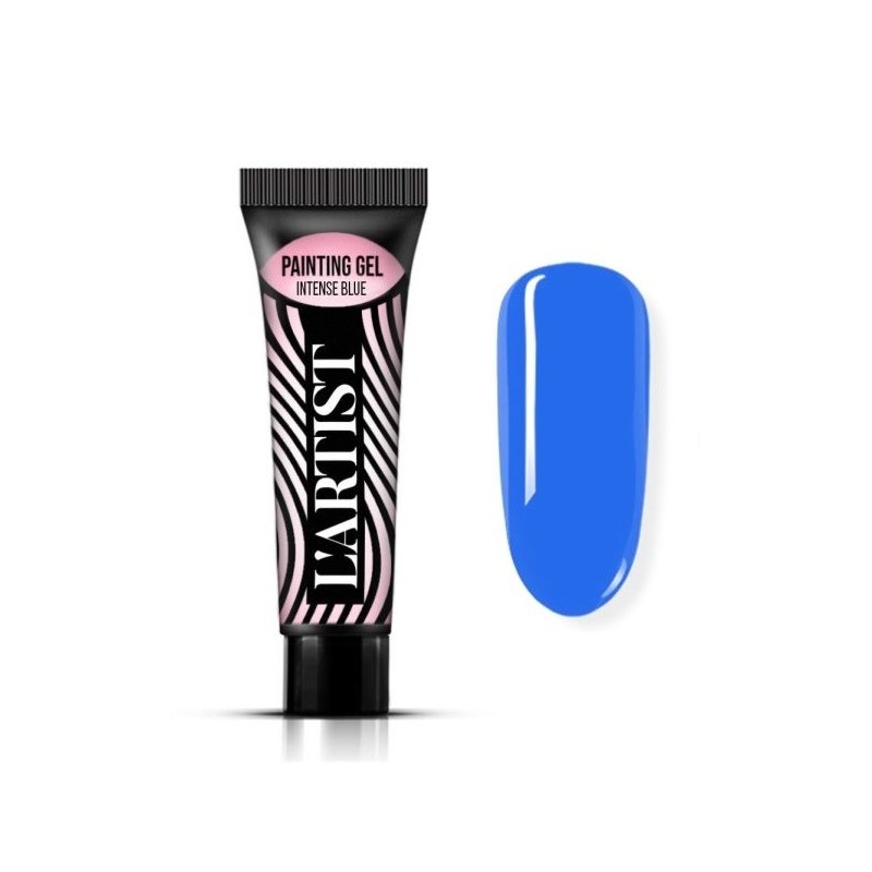 GEL PAINTING DESING INTENSE BLUE