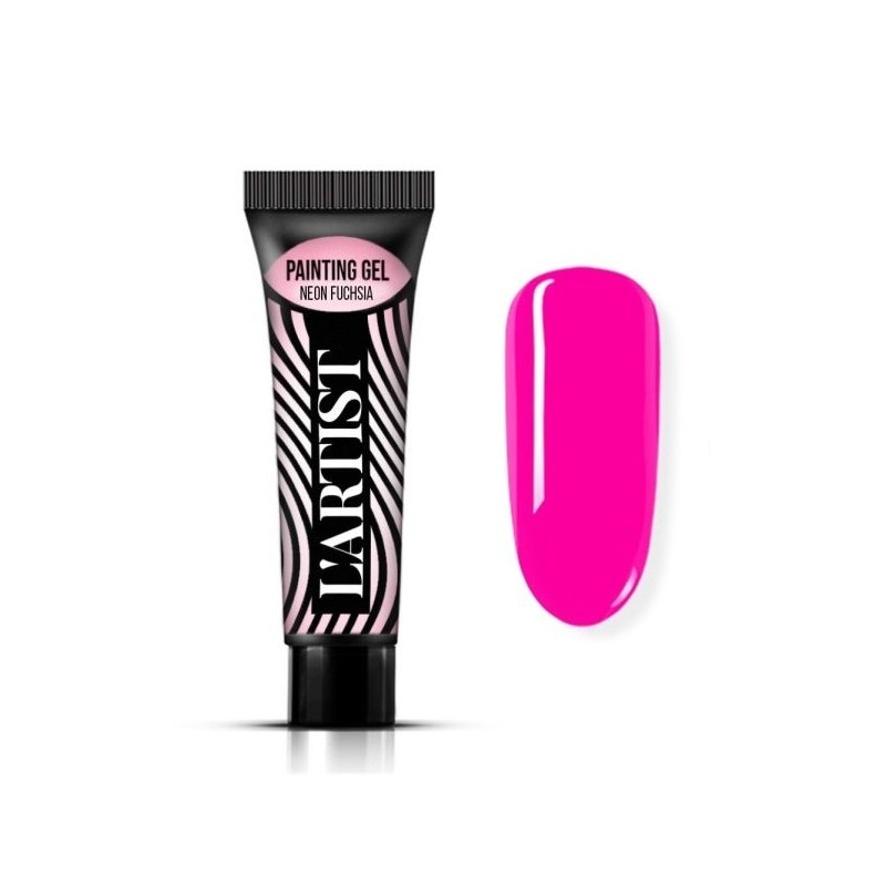 GEL PAINTING DESING NEON FUCSIA