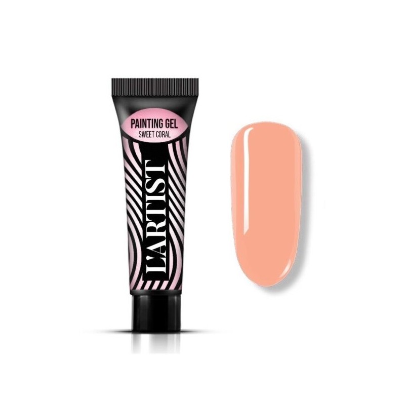 GEL PAINTING DESING SWEET CORAL