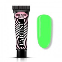 GEL PAINTING DESING NEON GREEN