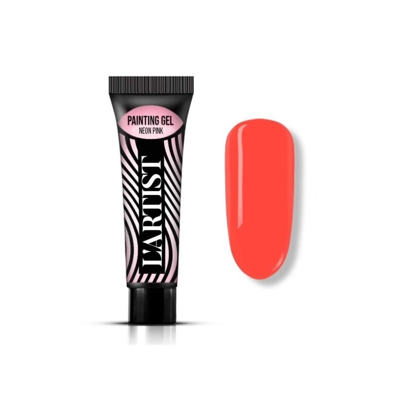 GEL PAINTING DESING NEON PINK