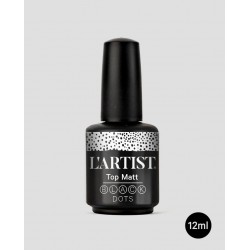 TOP COAT BLACK DOTS MATE 12ML