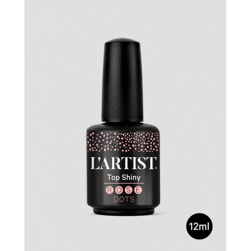 TOP COAT ROSE HOLOGRAPHIC DOTS BRILLO 12ML