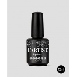 TOP COAT SILVER DOTS MATE 12ML