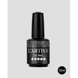 TOP COAT WHITE DOTS MATE 12ML