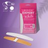 Limas Desechables Blancas Para Uñas De Media Luna (Base Blanda) EXPERT 40 (30 Uds. 150 grit