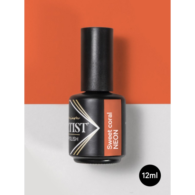 ESMALTE SEMIPERMANENTE 12ML PREMIUM SWEET CORAL NEON